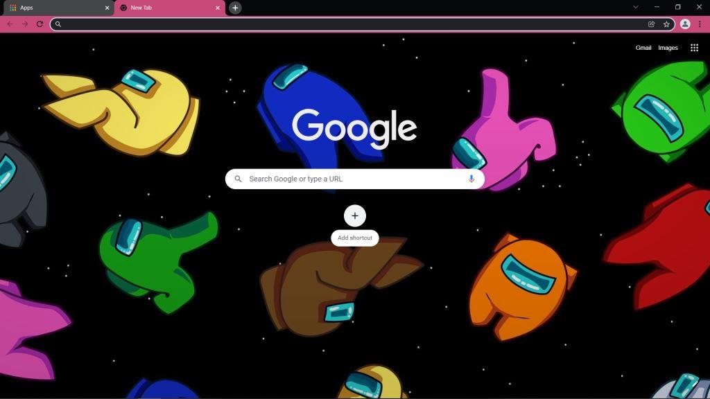 Among Us Theme for Google Chrome