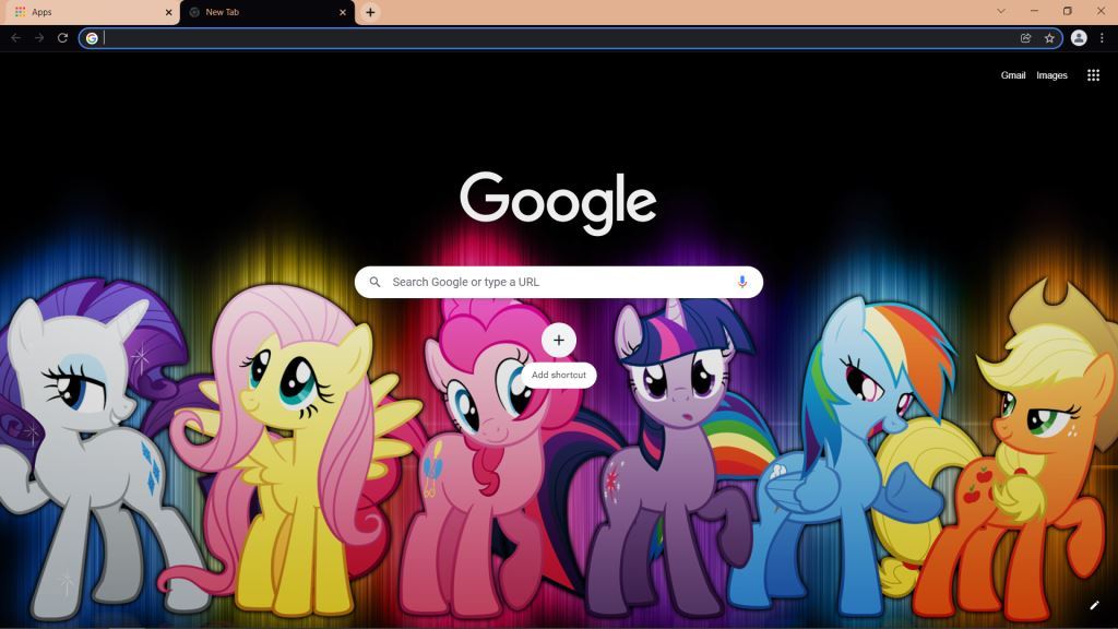 Theme My Little Pony: Friendship is Magic for Google Chrome