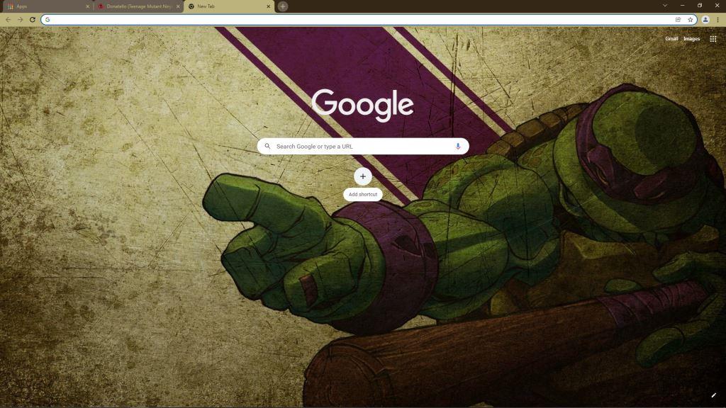 Theme Donatello (Teenage Mutant Ninja Turtles) for Google Chrome