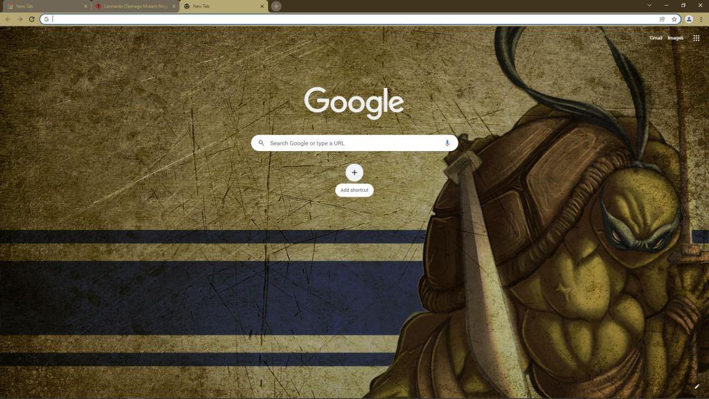 Theme Leonardo (Teenage Mutant Ninja Turtles) for Google Chrome1