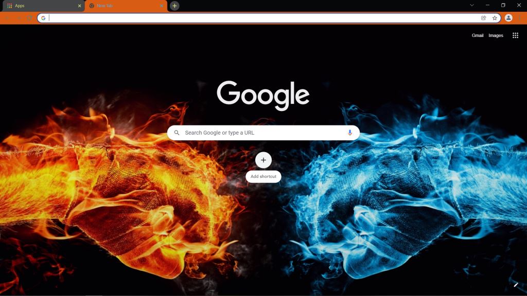 Theme Abstract Clash for Google Chrome