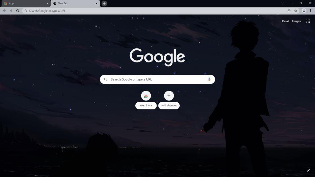 Theme Animeboy Dark for Google Chrome