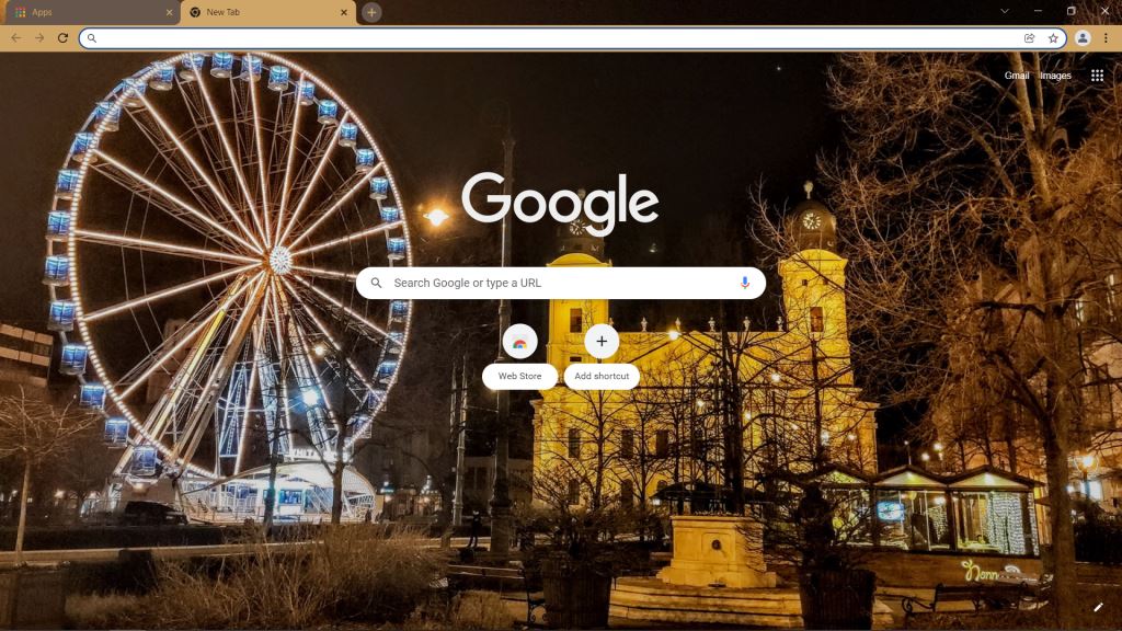 Theme Debrecen City Center for Google Chrome