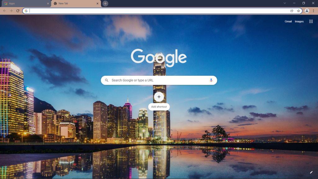 Theme Hong Kong Cityscape at Dusk for Google Chrome