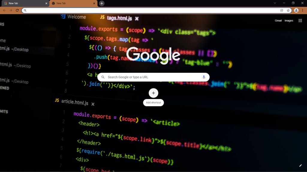 Theme Programming Language for Google Chrome