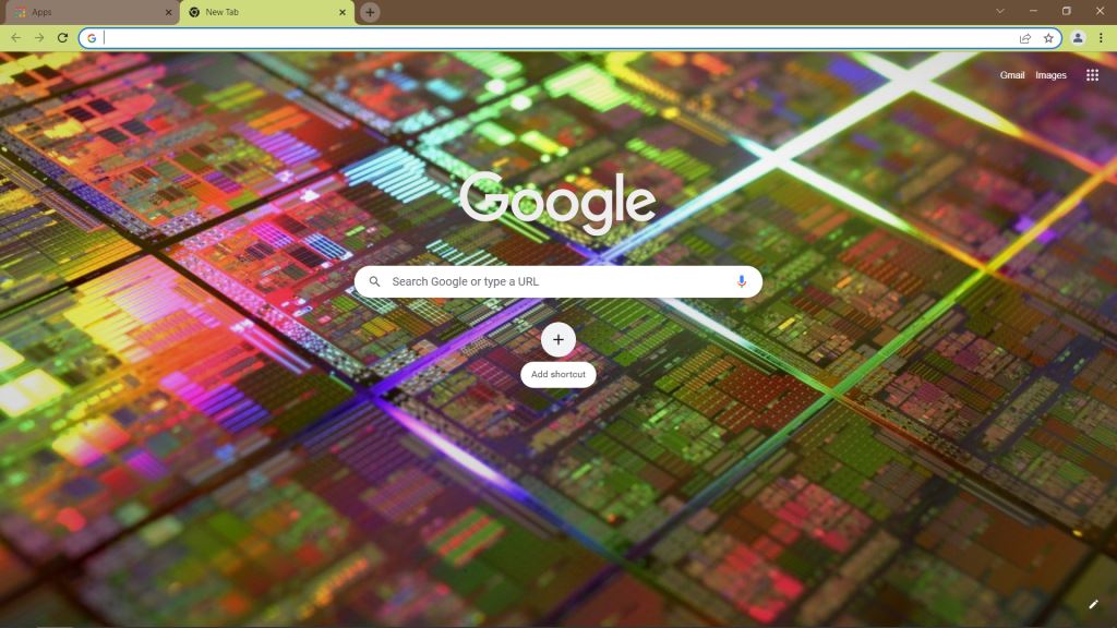 Green Circuit Board Theme for Google Chrome
