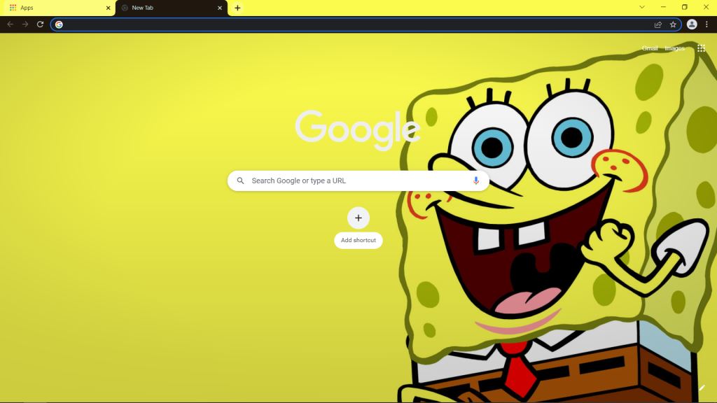 Sponge Bob Theme for Google Chrome