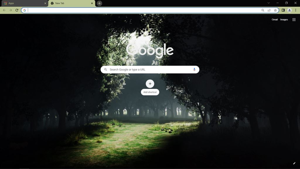 Dark Forest Theme for Google Chrome