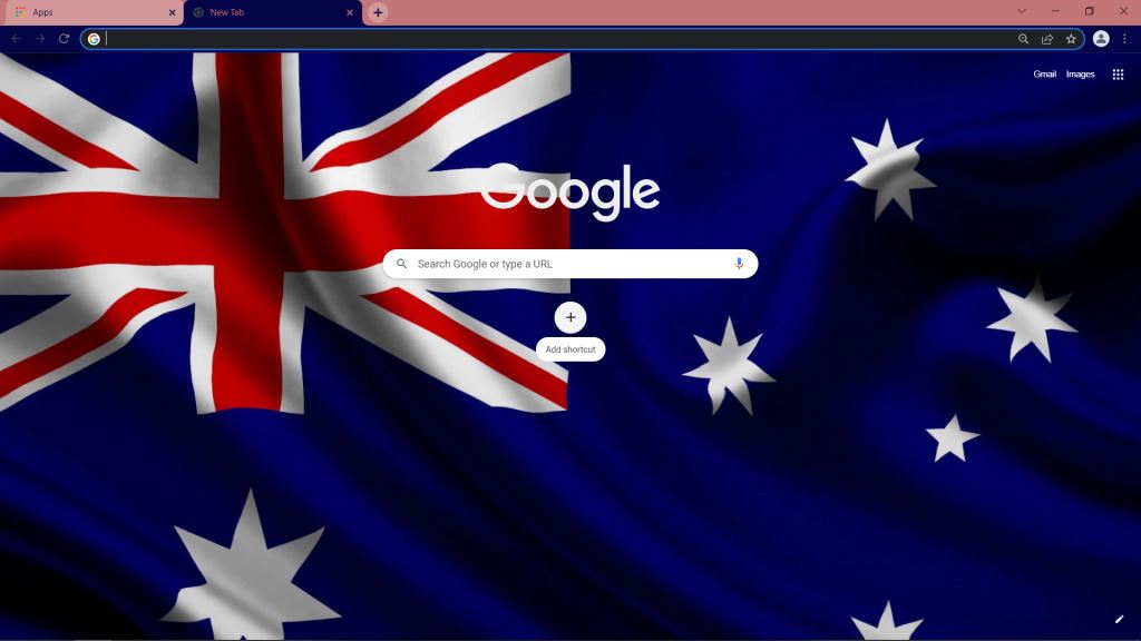 Australia Flag Theme for Google Chrome