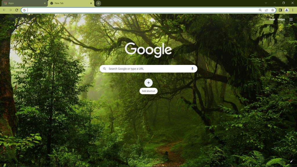 Forest Green Theme for Google Chrome