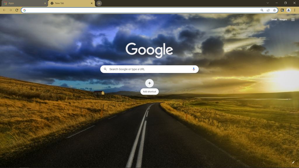 Long Road Theme for Google Chrome