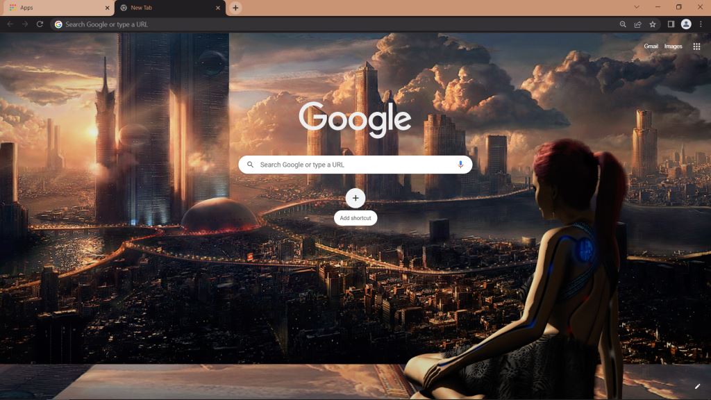 Futuristic City Theme for Google Chrome