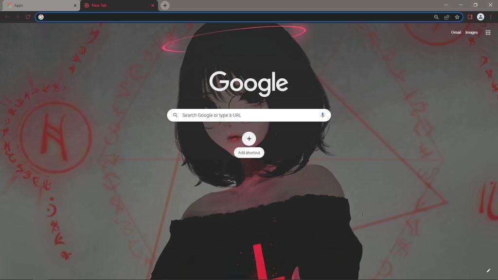 Anime Girl Theme for Google Chrome