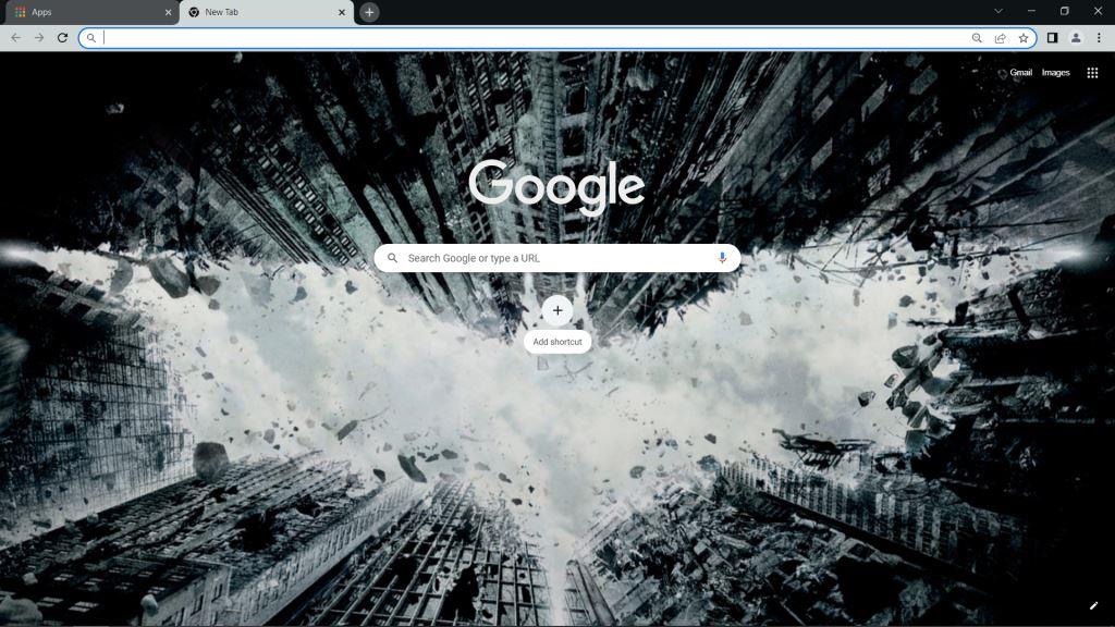 The Dark Knight Rises Theme for Google Chrome