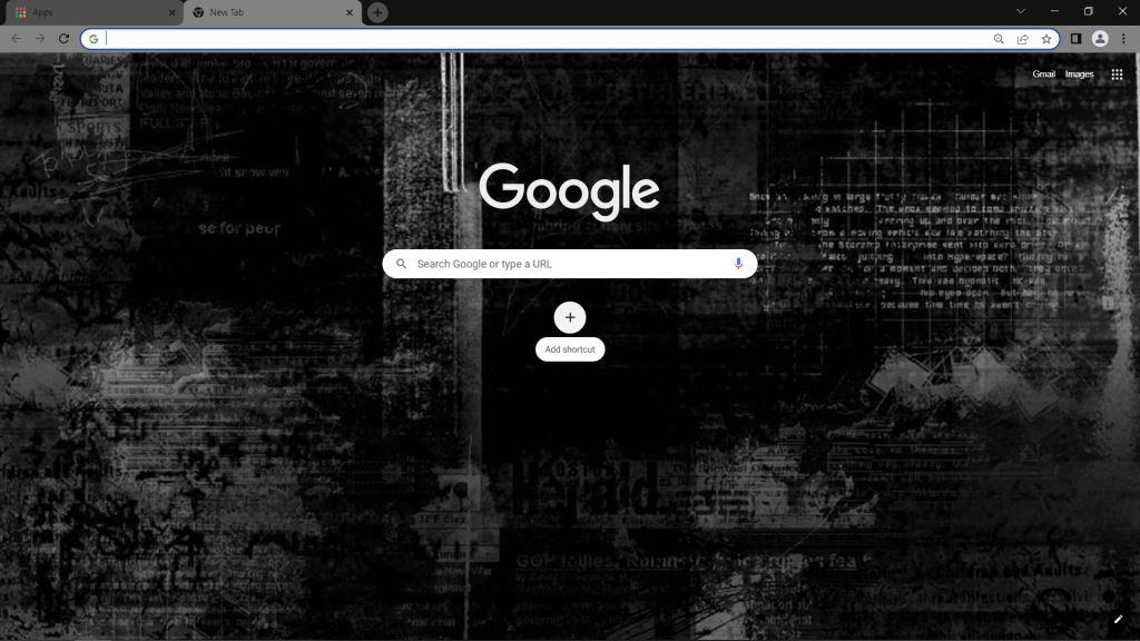 Dark Abstract Theme for Google Chrome