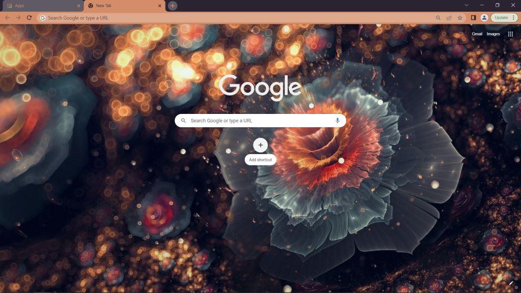 Abstract Flowers Theme for Google Chrome