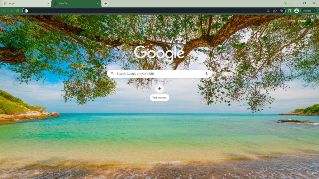 Sandy Beach Theme for Google Chrome
