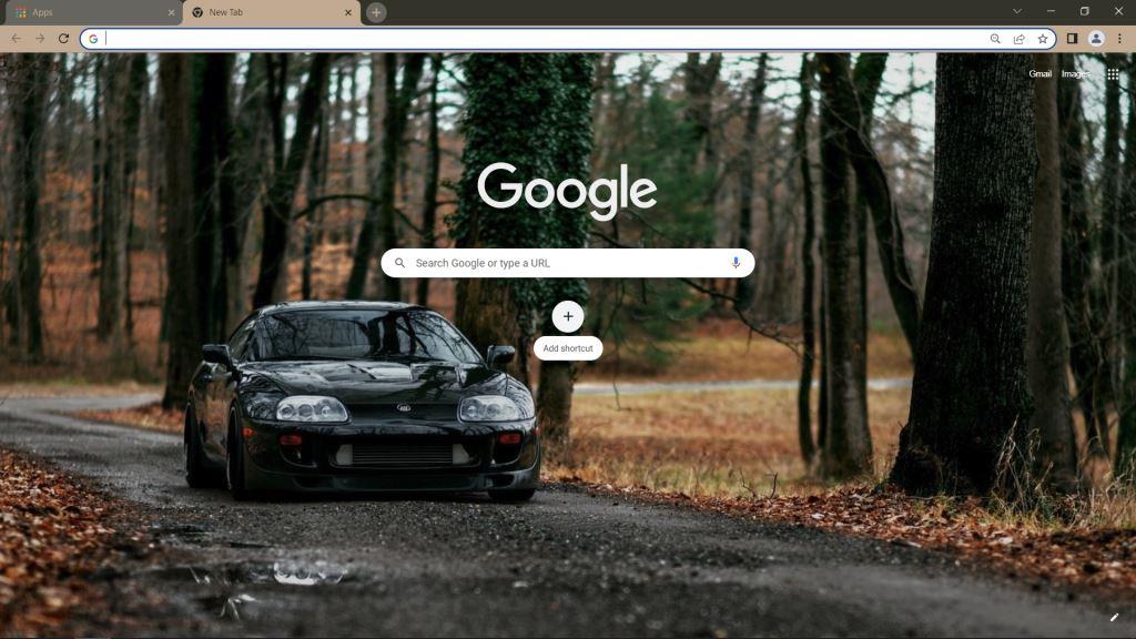 Toyota Supra Theme for Google Chrome