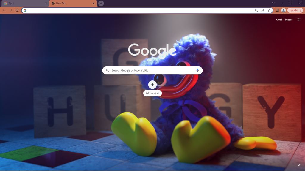 Huggy Wuggy Theme for Google Chrome