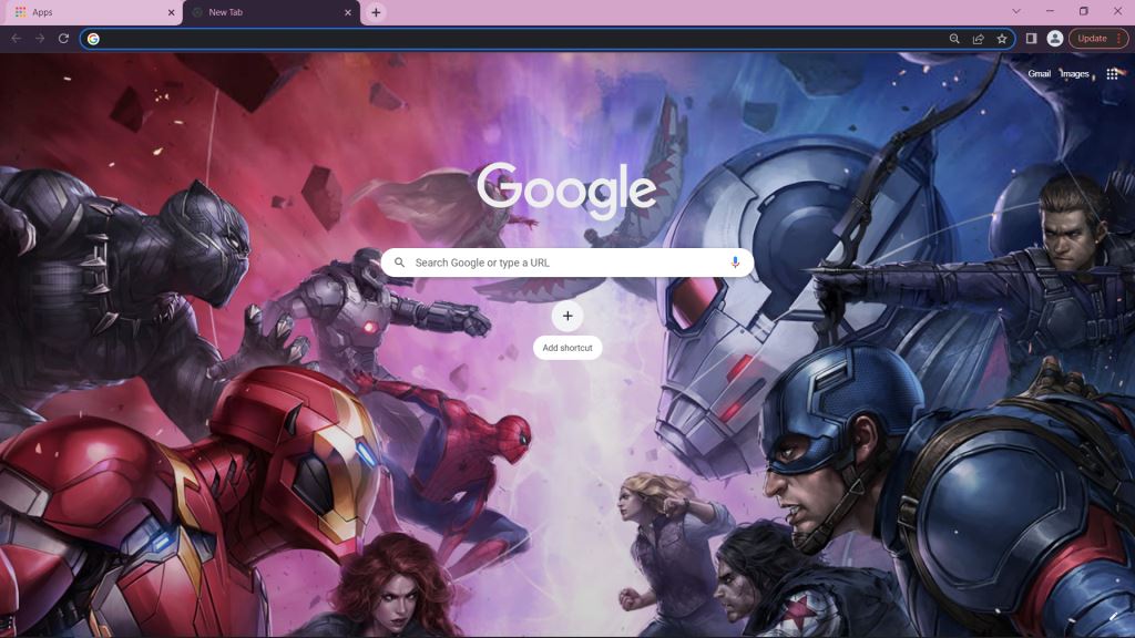 Marvel Cinematic Universe Theme for Google Chrome