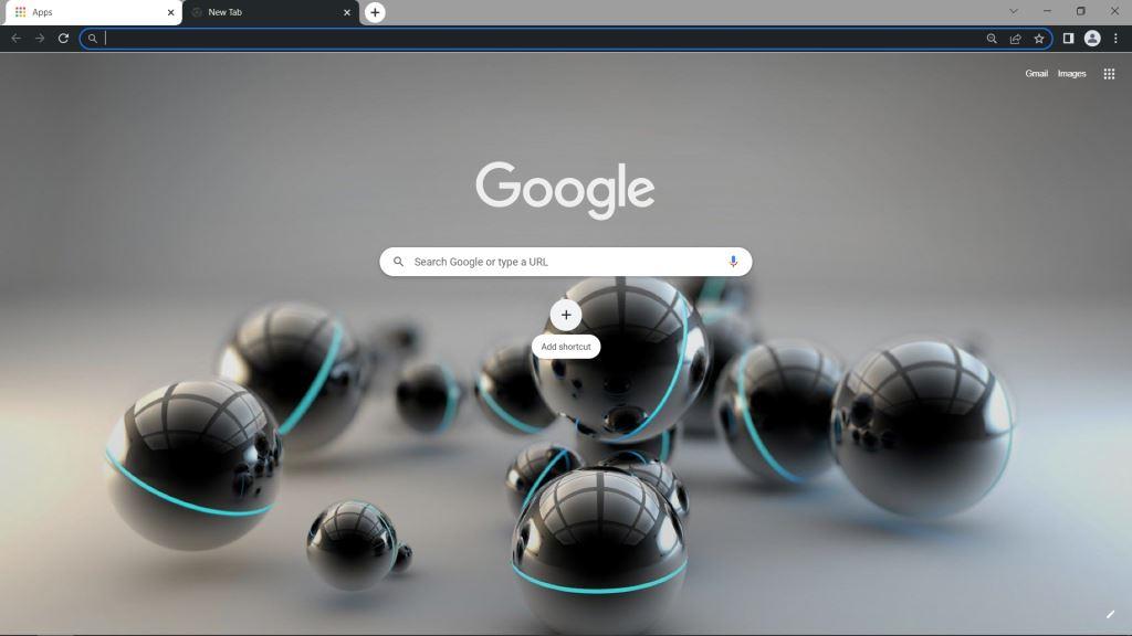 3D Google Chrome Theme