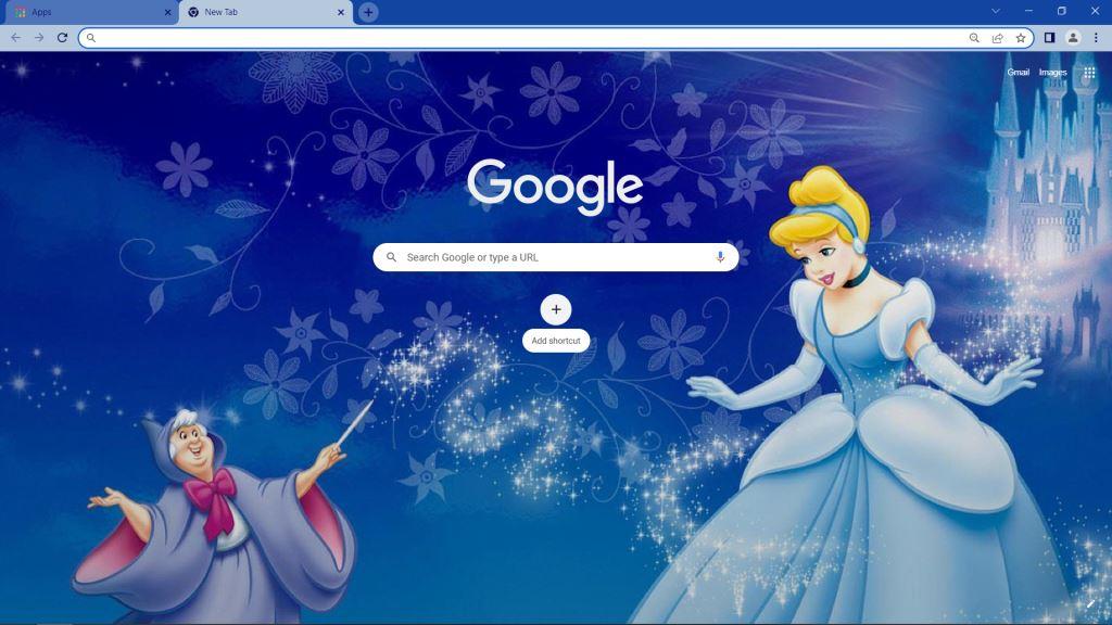 Cinderella Google Chrome Theme