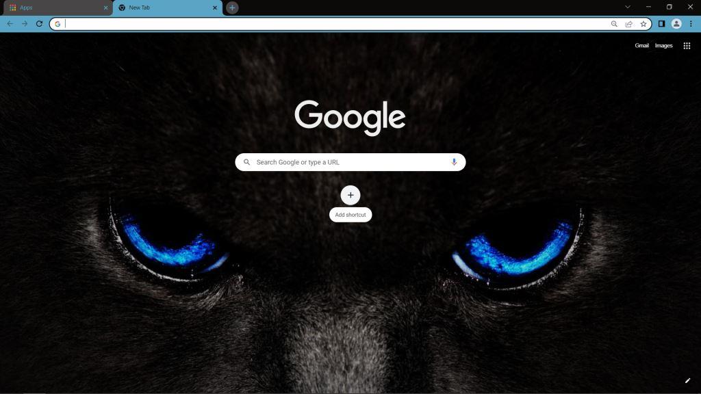 Animals black Google Chrome Theme