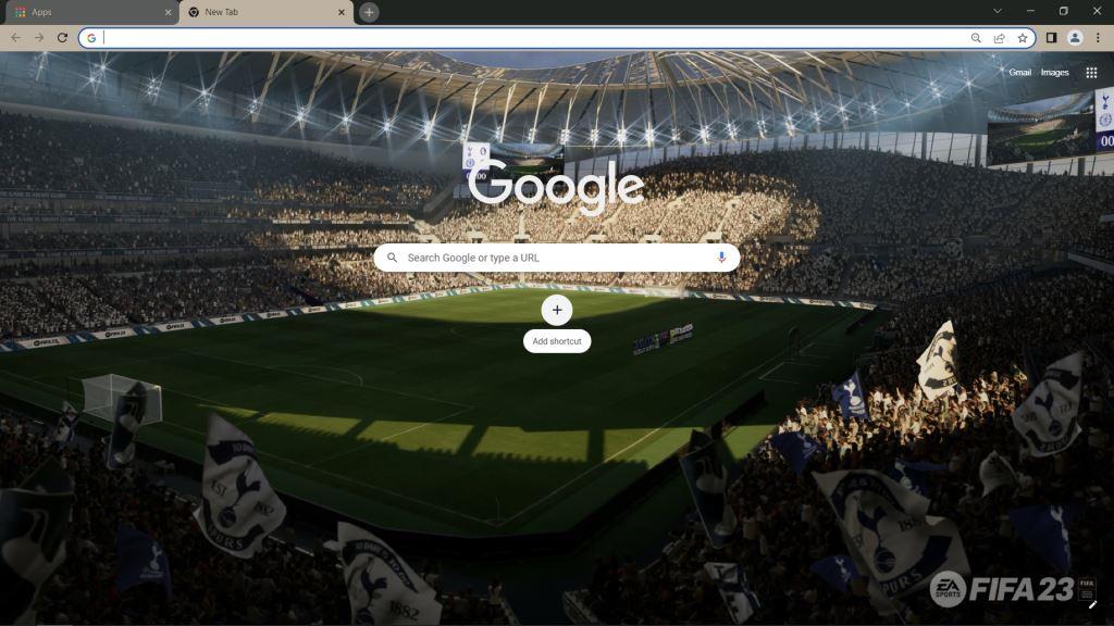 FIFA 23 Google Chrome Theme
