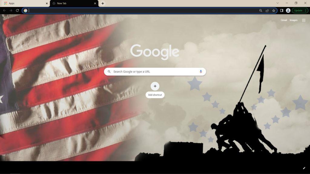 Veterans Day Google Chrome Theme