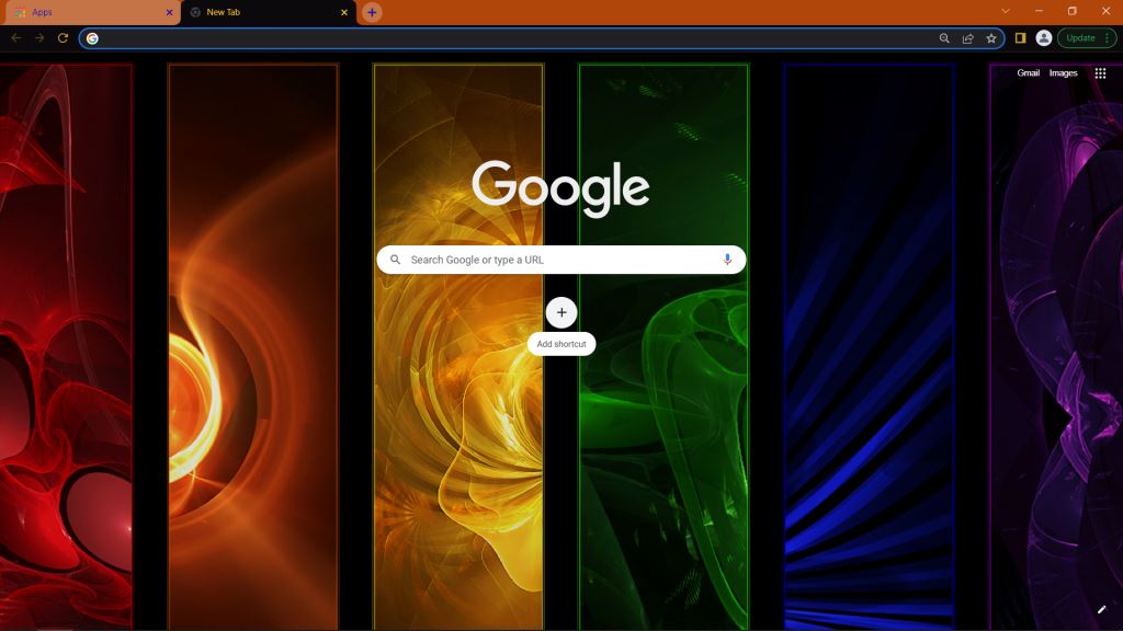 Abstract Cool Google Chrome Theme