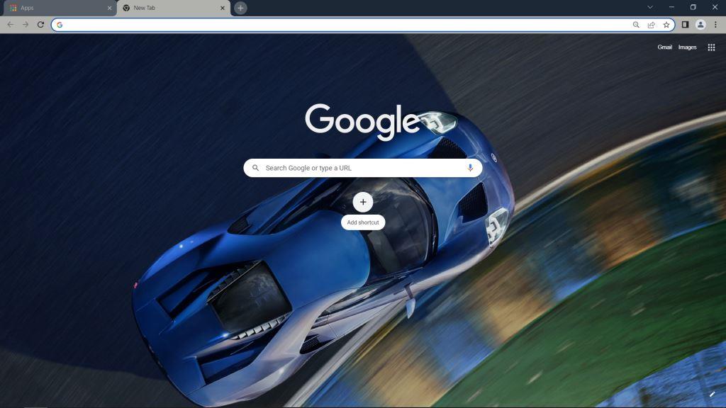Ford GT Google Chrome Theme