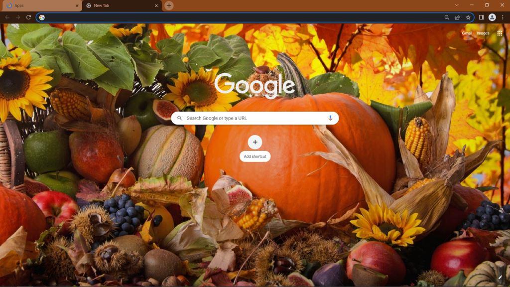 Thanksgiving Google Chrome Theme