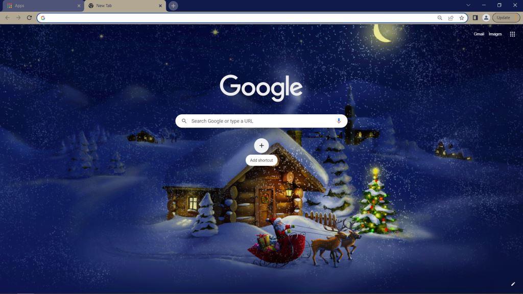 Christmas Google Chrome Theme