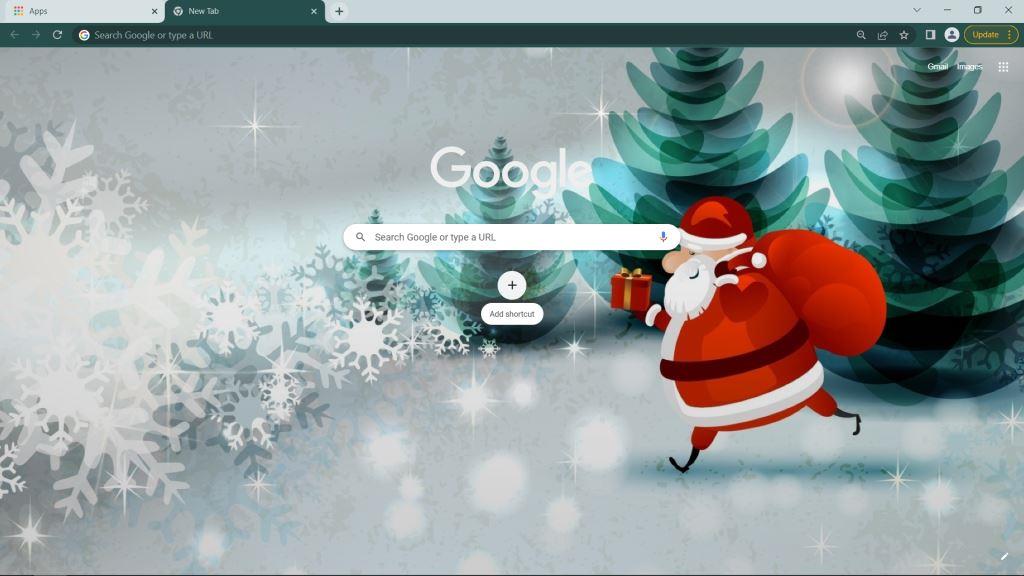 Santa  Google Chrome Theme