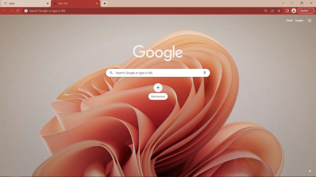 Microsoft Surface Google Chrome Theme