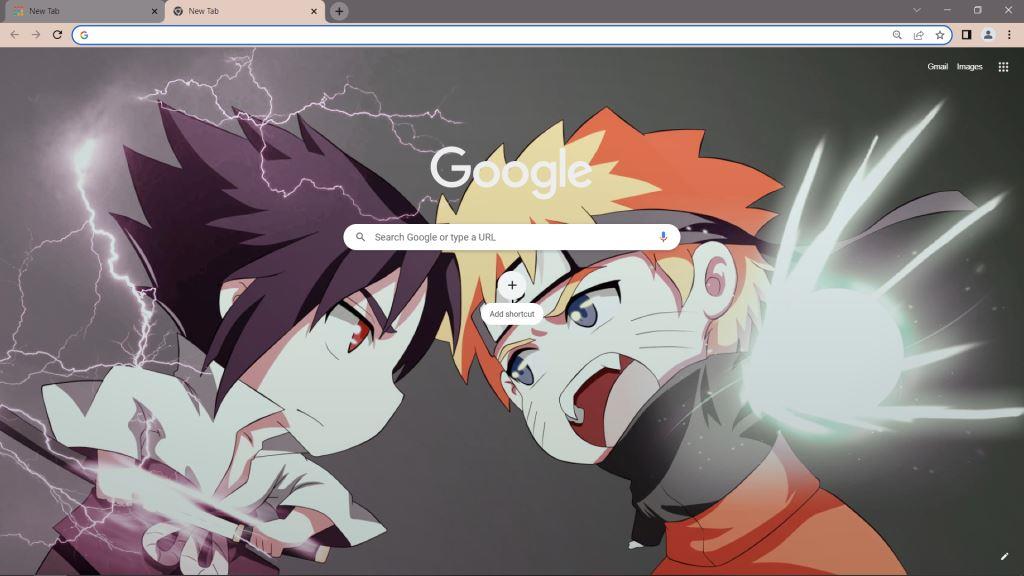 Naruto Chibi Google Chrome Theme