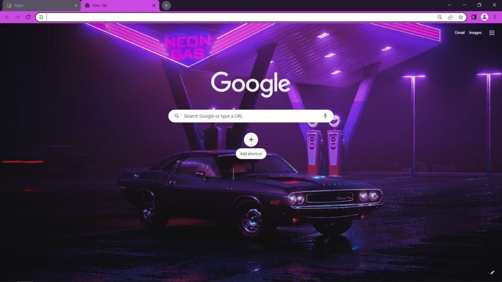 Dodge Challenger Google Chrome Theme