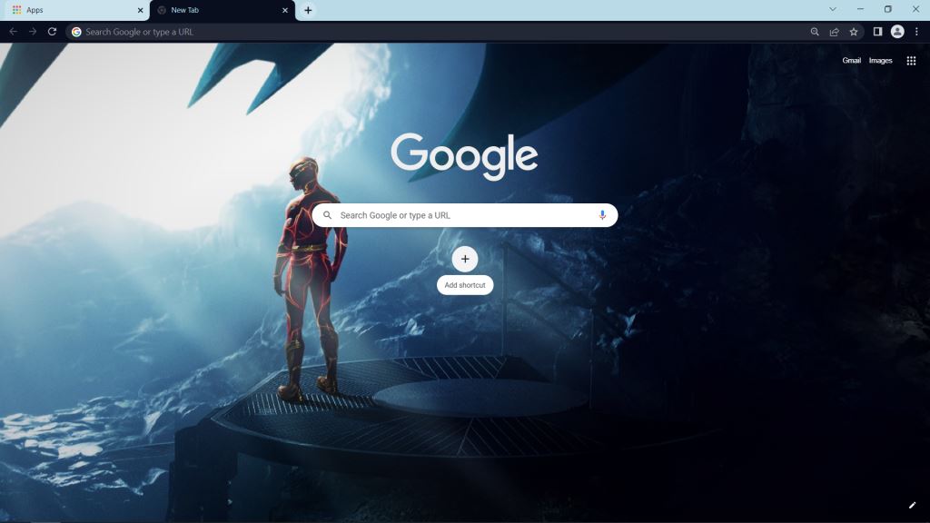 The Flash 2023 Google Chrome Theme