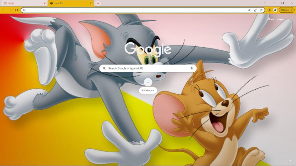 Tom And Jerry Google Chrome Theme