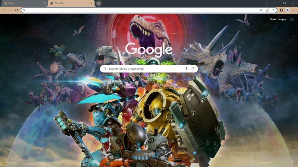 Exoprimal Google Chrome Theme