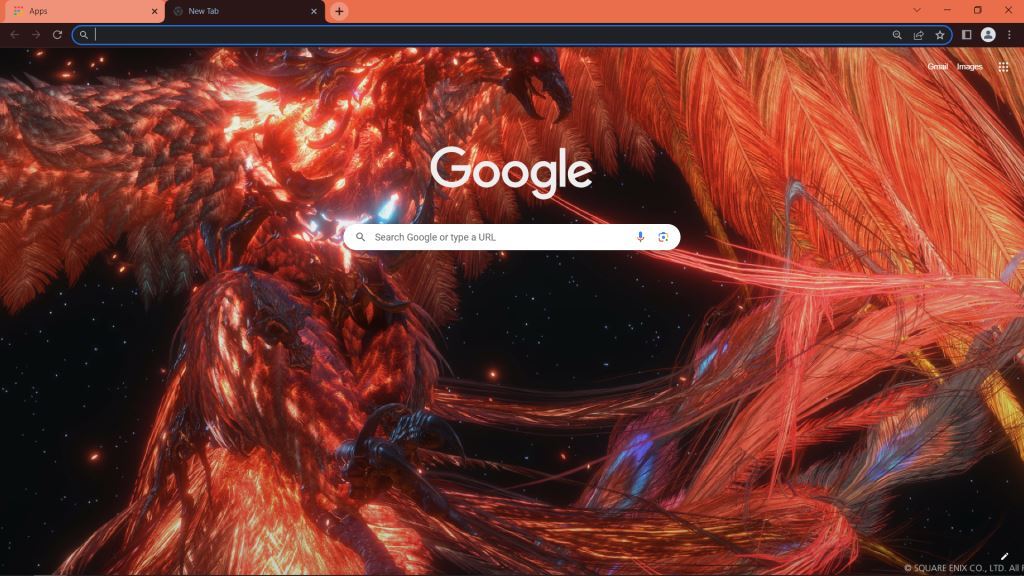 Final Fantasy XVI Google Chrome theme