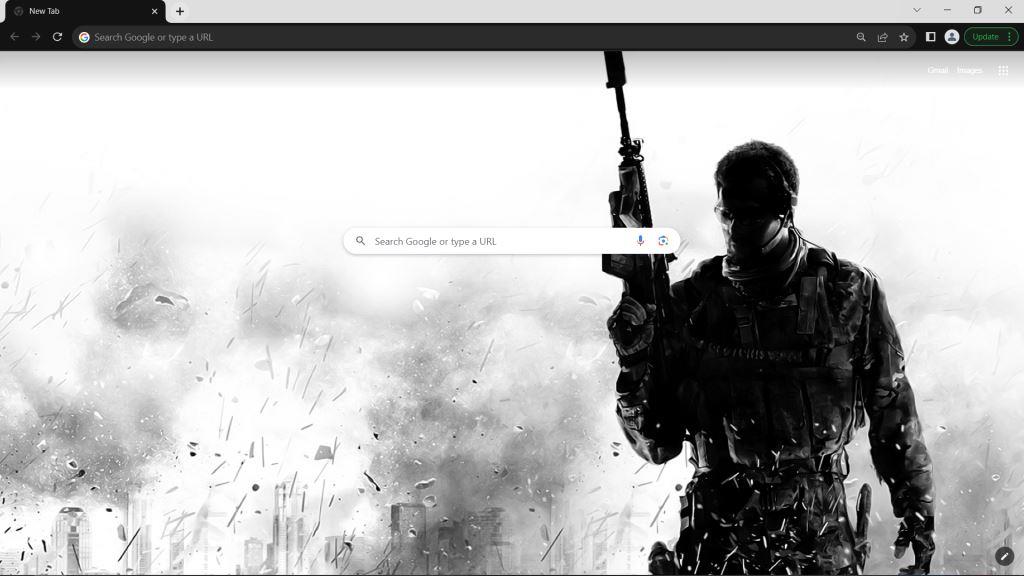 Call of Duty Modern Warfare 3 Google Chrome Theme