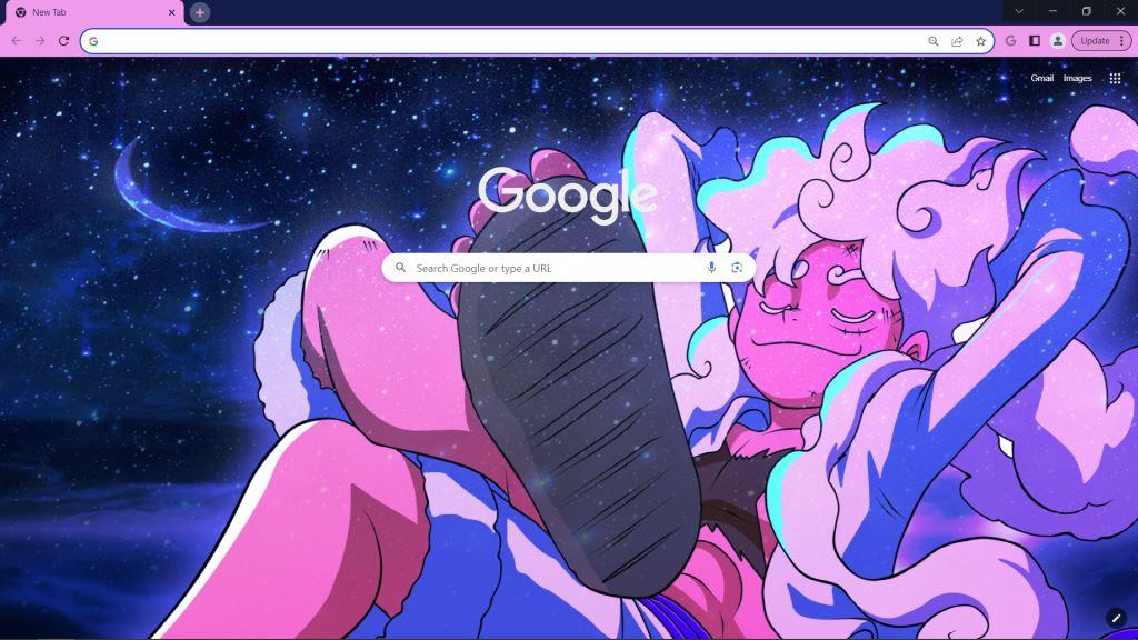 Gear 5 (One Piece) Google Chrome theme